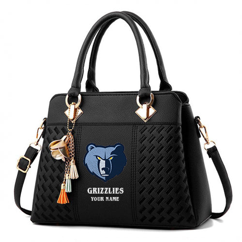 LIMITED EDITION - NEW CUSTOMIZED NBA13 MG MEMPHIS GRIZZLIES WOMEN'S HANDBAGS MULTICOLOR
