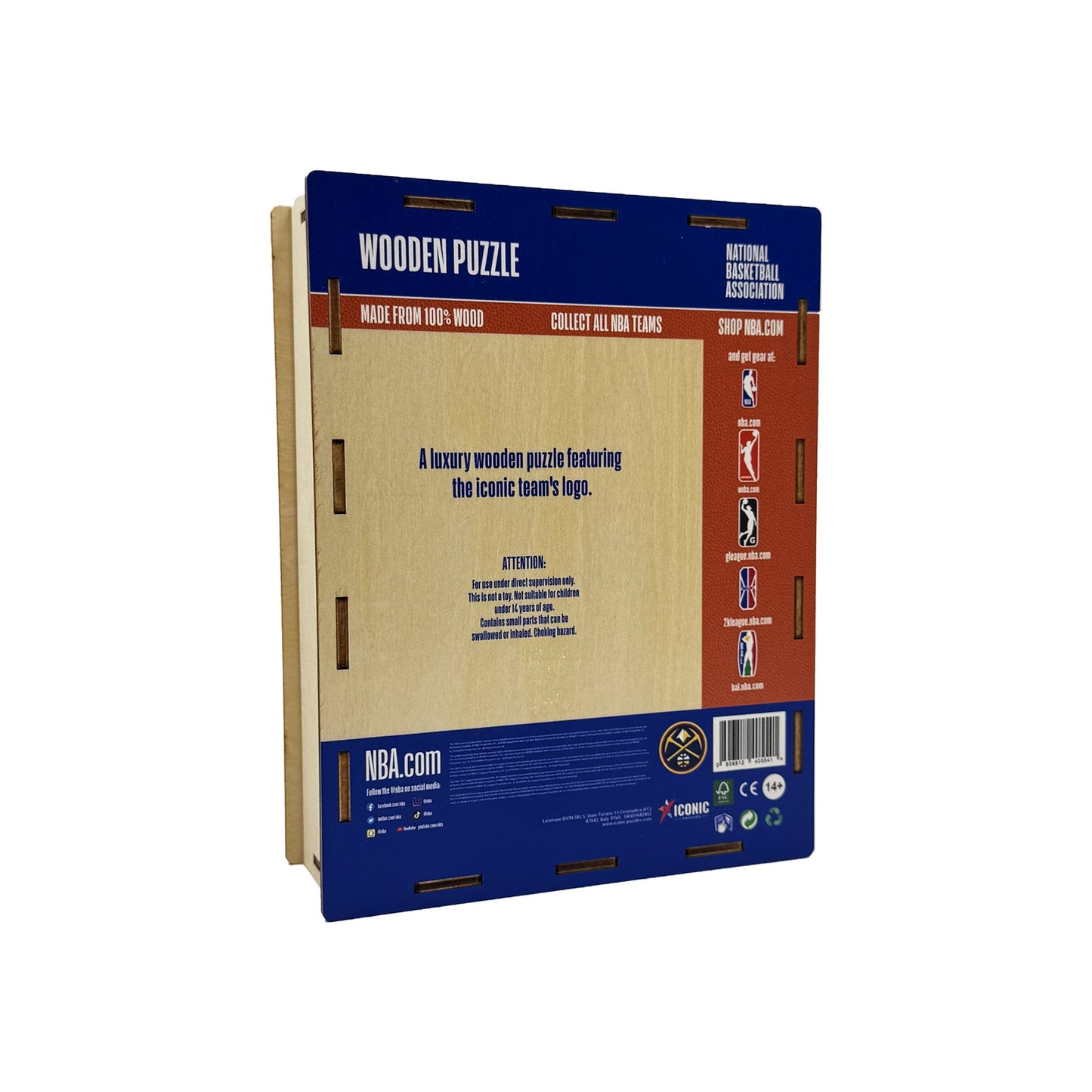 LIMITED EDITION - NEW CUSTOMIZED NBA08 DN DENVER NUGGETS WOODEN PUZZLE