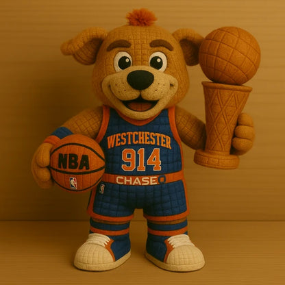 Limited Edition - NBA 04 NYK New York Knicks Handmade Crochet