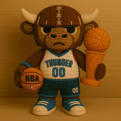 Limited Edition - NBA 01 OCT Oklahoma City Thunder Handmade Crochet