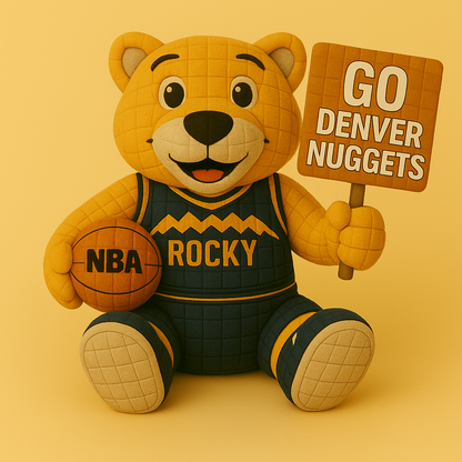Limited Edition - NBA 08 DN Denver Nuggets Handmade Crochet