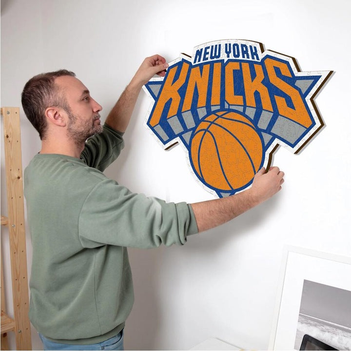 LIMITED EDITION - NEW CUSTOMIZED NBA04 NY NEW YORK KNICKS WOODEN PUZZLE