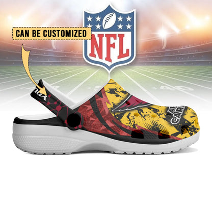 LIMITED EDITION - NEW CUSTOMIZED NFL20 ARC ARIZONA CARDINALS CLOGS SHOES