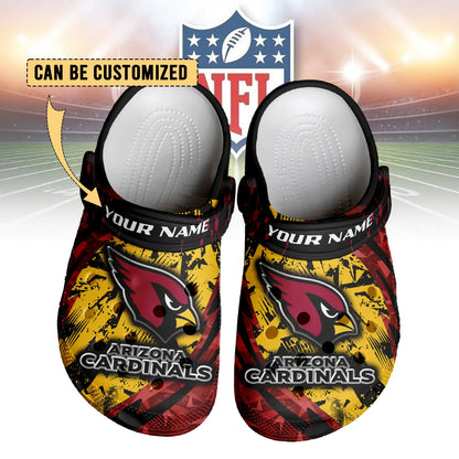 LIMITED EDITION - NEW CUSTOMIZED NFL20 ARC ARIZONA CARDINALS CLOGS SHOES