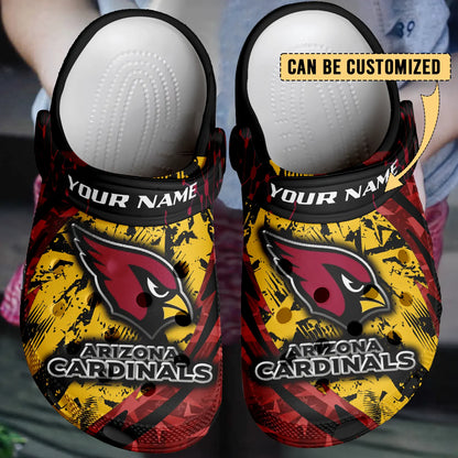 LIMITED EDITION - NEW CUSTOMIZED NFL20 ARC ARIZONA CARDINALS CLOGS SHOES