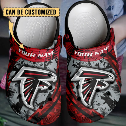 LIMITED EDITION - NEW CUSTOMIZED NFL18 ATF ATLANTA FALCONS CLOGS SHOES