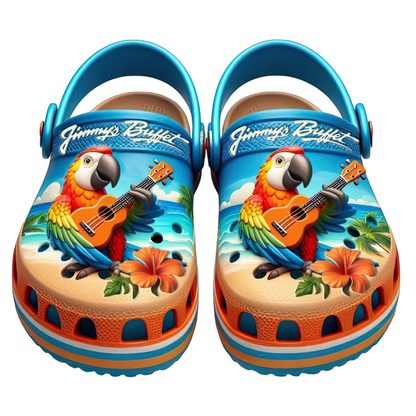 NEW PREMIUM JIMMY BUFFETT CLOGS SHOES