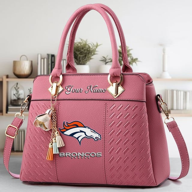 LIMITED EDITION - NEW CUSTOMIZED NFL13 DVB DENVER BRONCOS LUXURY HANDBAG IN MULTIPLE COLORS