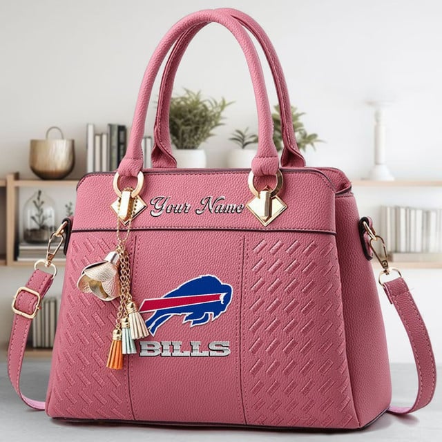 LIMITED EDITION - NEW CUSTOMIZED NFL03 BFB BUFFALO BILLS LUXURY HANDBAG IN MULTIPLE COLORS