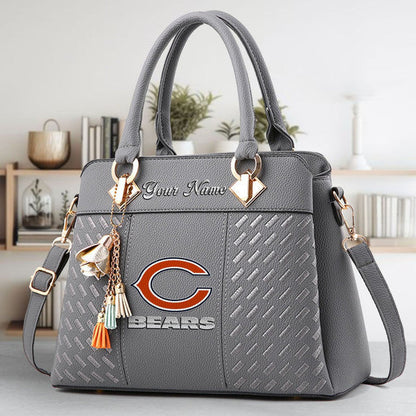 LIMITED EDITION - NEW CUSTOMIZED NFL26 CCB CHICAGO BEARS LUXURY HANDBAG IN MULTIPLE COLORS