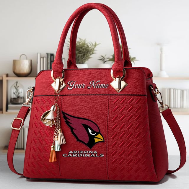 LIMITED EDITION - NEW CUSTOMIZED NFL20 ARC ARIZONA CARDINALS LUXURY HANDBAG IN MULTIPLE COLORS