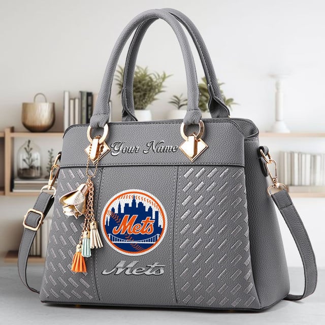 LIMITED EDITION - NEW CUSTOMIZED MLB17 NYM NEW YORK METS WOMEN'S HANDBAGS MULTICOLOR