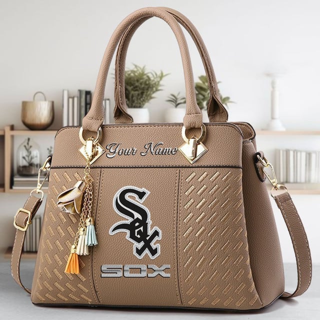 LIMITED EDITION - NEW CUSTOMIZED MLB26 CWS CHICAGO WHITE SOX WOMEN'S HANDBAGS MULTICOLOR
