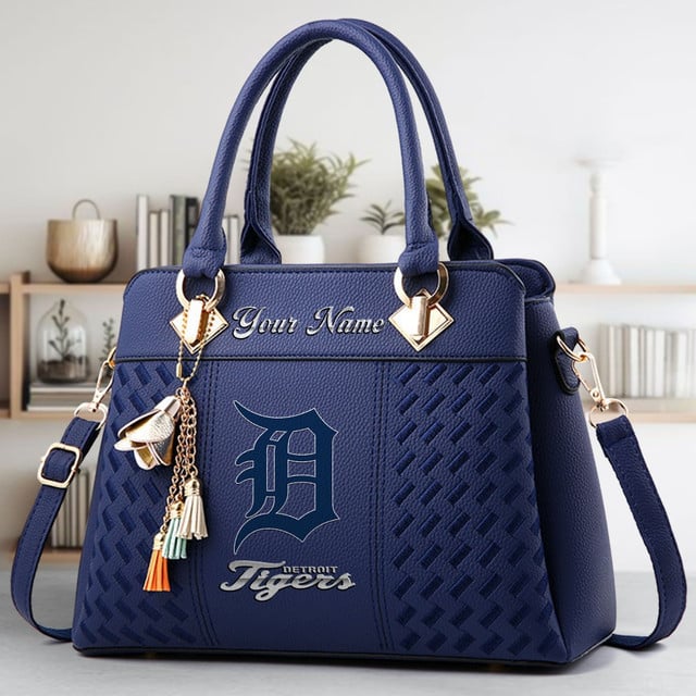 LIMITED EDITION - NEW CUSTOMIZED MLB16 DTS DETROIT TIGERS WOMEN'S HANDBAGS MULTICOLOR