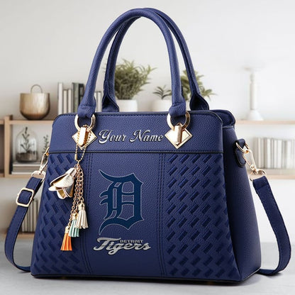 LIMITED EDITION - NEW CUSTOMIZED MLB16 DTS DETROIT TIGERS WOMEN'S HANDBAGS MULTICOLOR