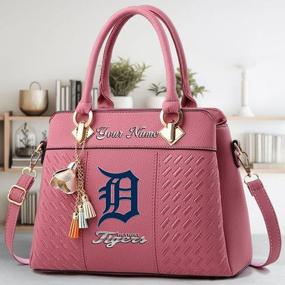 LIMITED EDITION - NEW CUSTOMIZED MLB16 DTS DETROIT TIGERS WOMEN'S HANDBAGS MULTICOLOR