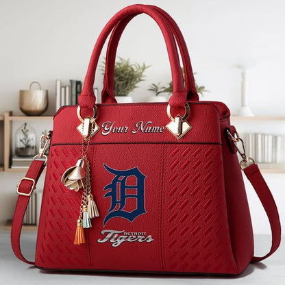 LIMITED EDITION - NEW CUSTOMIZED MLB16 DTS DETROIT TIGERS WOMEN'S HANDBAGS MULTICOLOR