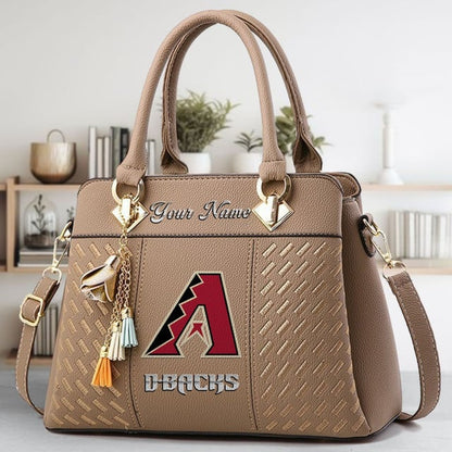 LIMITED EDITION - NEW CUSTOMIZED MLB07 ADS ARIZONA DIAMONDBACKS WOMEN'S HANDBAGS MULTICOLOR