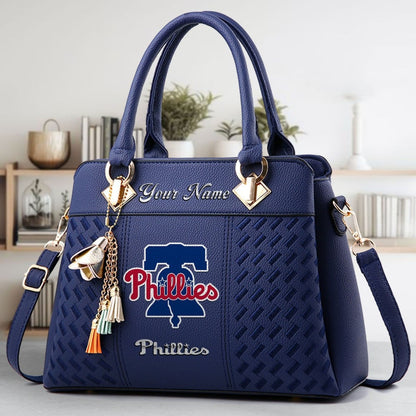 LIMITED EDITION - NEW CUSTOMIZED MLB11 PPS PHILADELPHIA PHILLIES WOMEN'S HANDBAGS MULTICOLOR