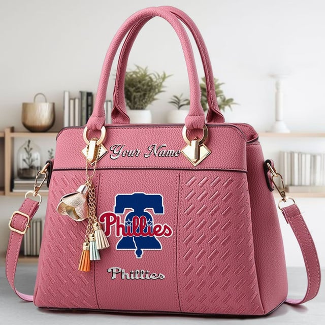 LIMITED EDITION - NEW CUSTOMIZED MLB11 PPS PHILADELPHIA PHILLIES WOMEN'S HANDBAGS MULTICOLOR