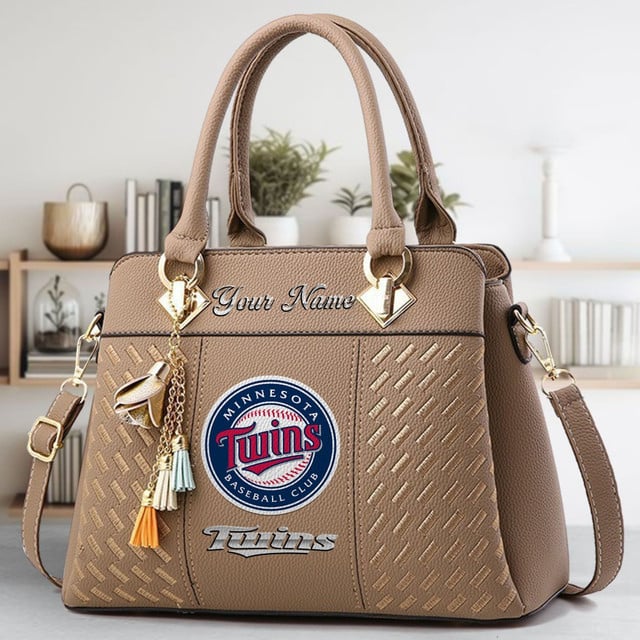 LIMITED EDITION - NEW CUSTOMIZED MLB22 MTS MINNESOTA TWINS WOMEN'S HANDBAGS MULTICOLOR