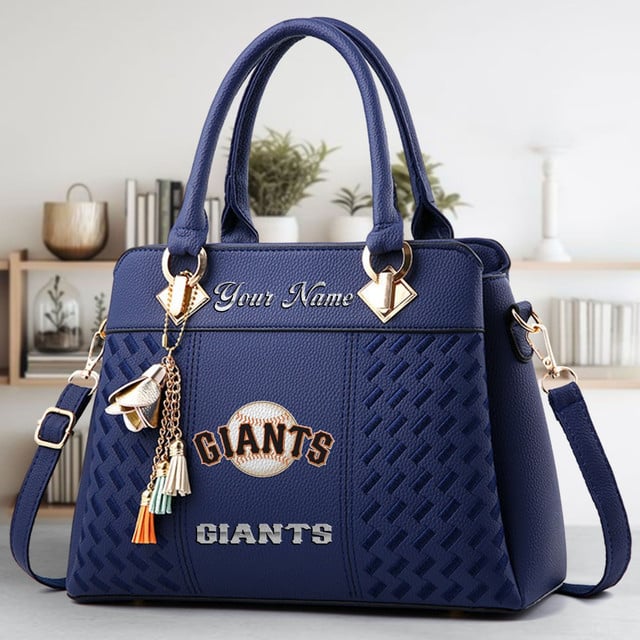 LIMITED EDITION - NEW CUSTOMIZED MLB06 SFG SAN FRANCISCO GIANTS WOMEN'S HANDBAGS MULTICOLOR
