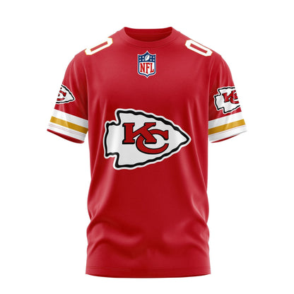 LIMITED EDITION - NEW PREMIUM NFL01 KCC KANSAS CITY CHIEFS UNISEX T-SHIRT