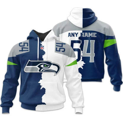 LIMITED EDITION - NEW CUSTOMIZED NFL06 SSH SEATTLE SEAHAWKS HOME MIX AWAY T-SHIRT, POLO, HOODIE & JACKETS