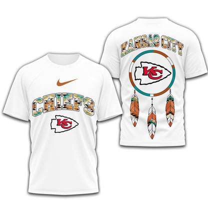 LIMITED EDITION - NEW PREMIUM NFL01 KCC KANSAS CITY CHIEFS UNISEX T-SHIRT