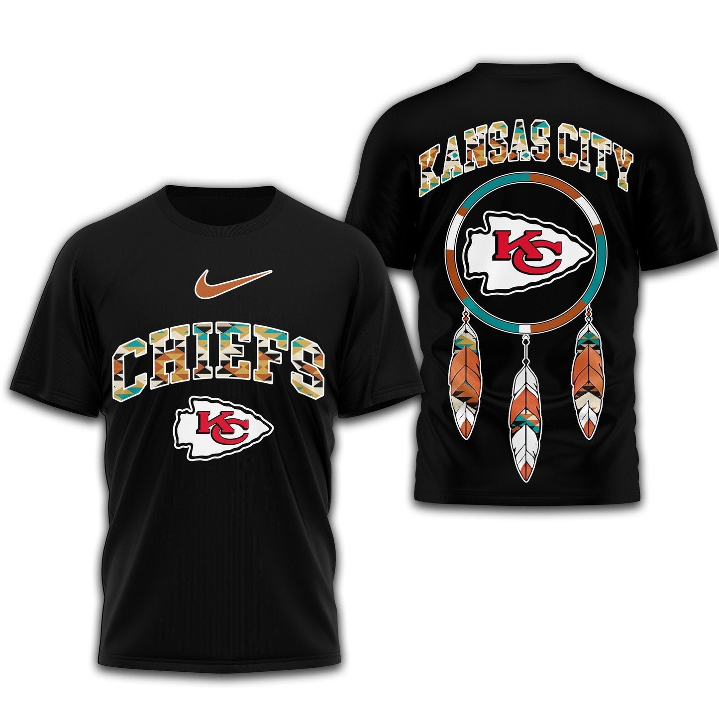 LIMITED EDITION - NEW PREMIUM NFL01 KCC KANSAS CITY CHIEFS UNISEX T-SHIRT