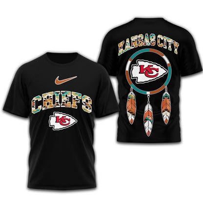 LIMITED EDITION - NEW PREMIUM NFL01 KCC KANSAS CITY CHIEFS UNISEX T-SHIRT