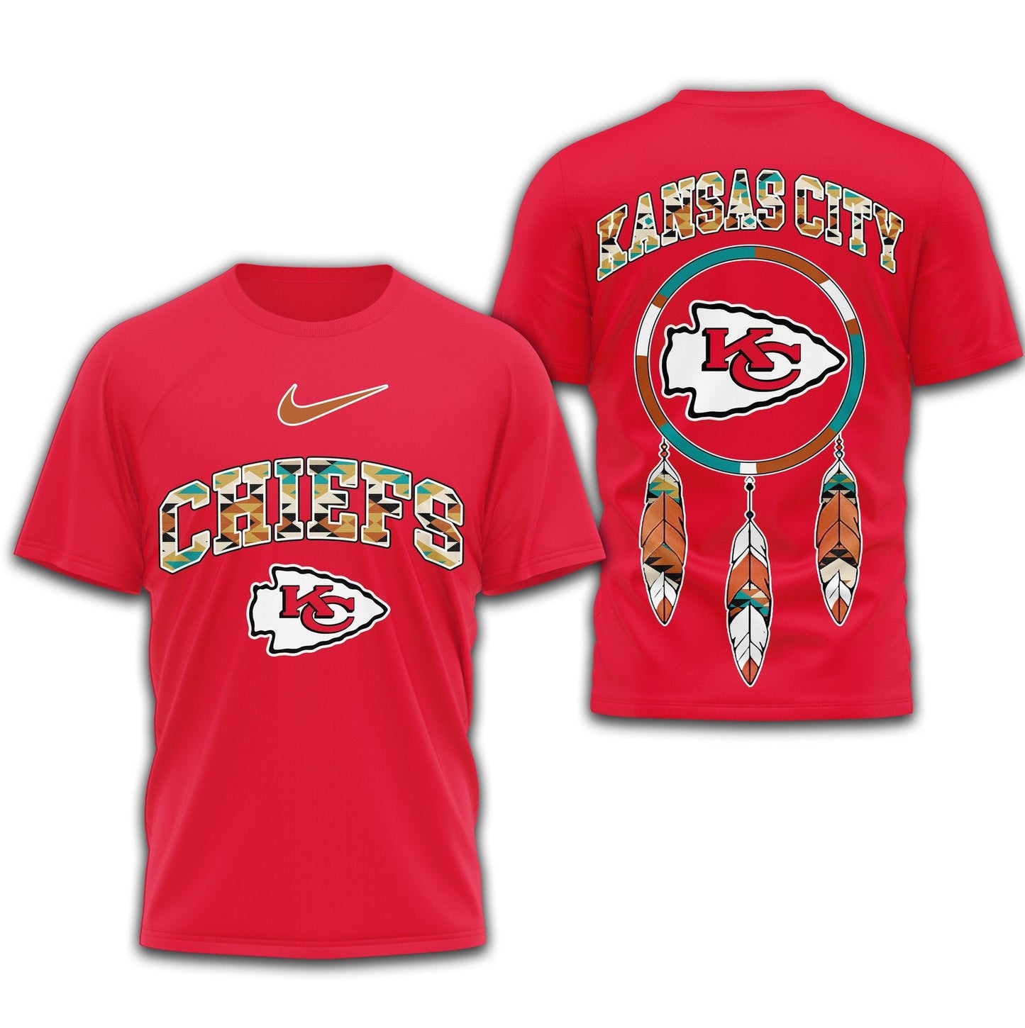 LIMITED EDITION - NEW PREMIUM NFL01 KCC KANSAS CITY CHIEFS UNISEX T-SHIRT