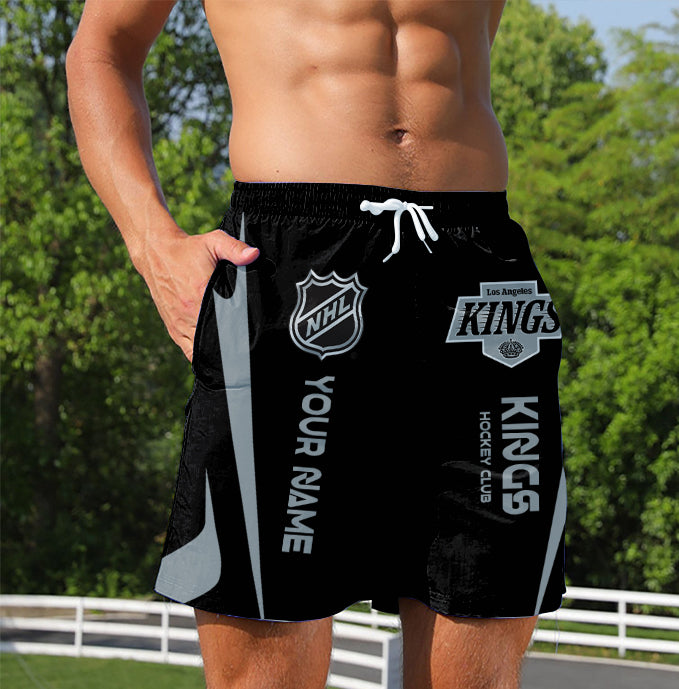 LIMITED EDITION - NEW CUSTOMIZED NHL16 LAK LOS ANGELES KINGS UNISEX SHORT PANTS