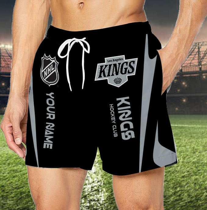 LIMITED EDITION - NEW CUSTOMIZED NHL16 LAK LOS ANGELES KINGS UNISEX SHORT PANTS