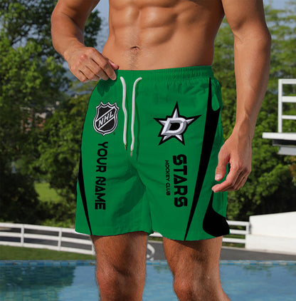 LIMITED EDITION - NEW CUSTOMIZED NHL15 DLS DALLAS STARS UNISEX SHORT PANTS