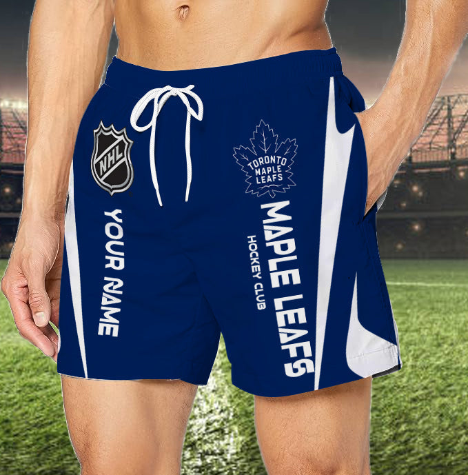 LIMITED EDITION - NEW CUSTOMIZED NHL23 TML TORONTO MAPLE LEAFS UNISEX SHORT PANTS