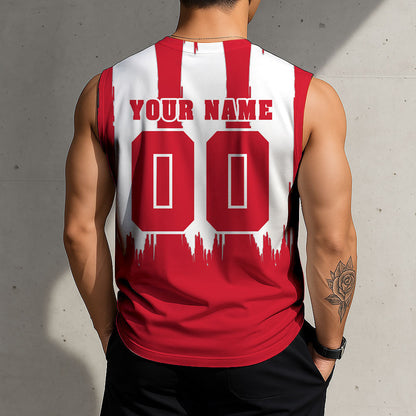 LIMITED EDITION - NEW CUSTOMIZED NHL22 DRW DETROIT RED WINGS TANK TOP & GYM SHIRT