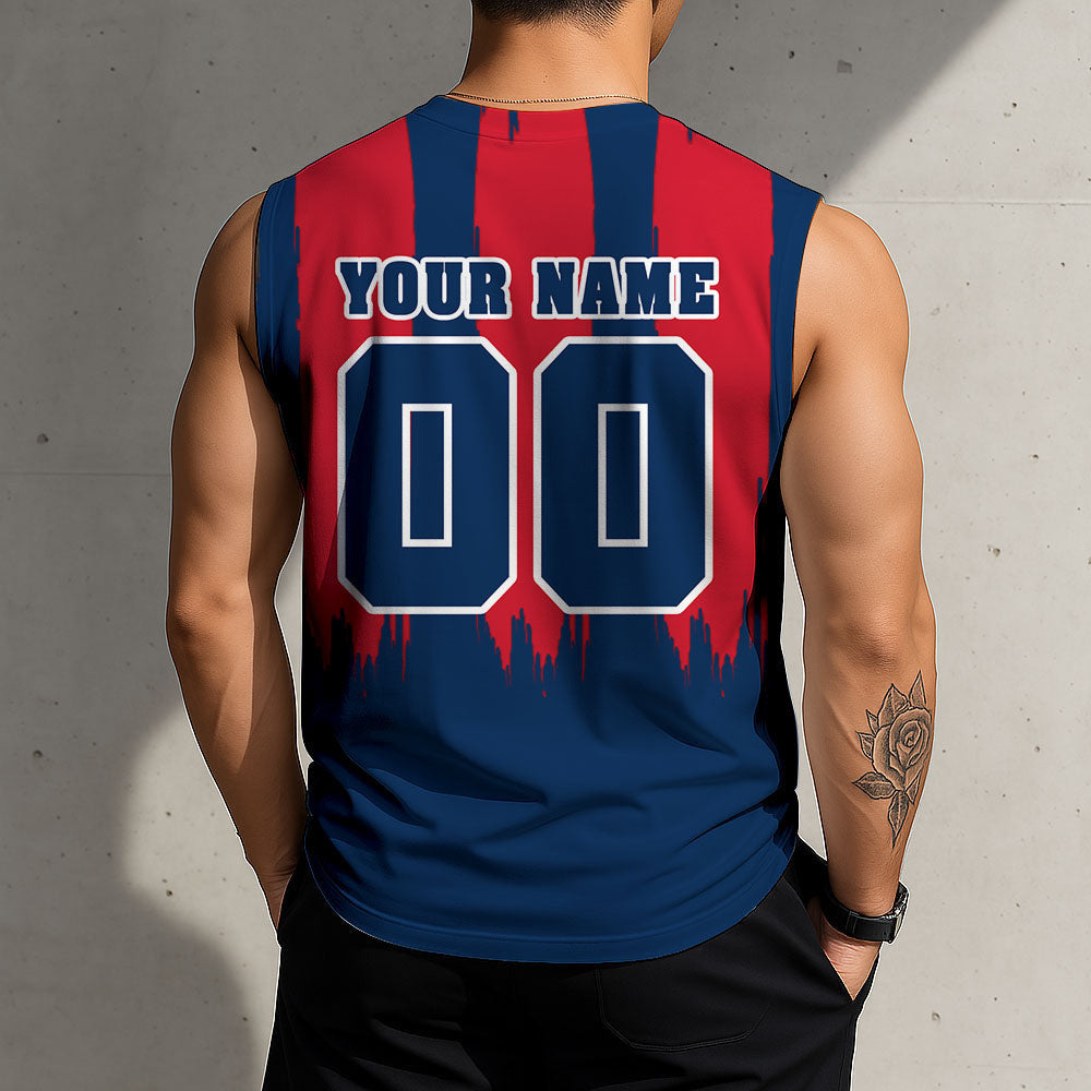 LIMITED EDITION - NEW CUSTOMIZED NHL18 CBJ COLUMBUS BLUE JACKETS TANK TOP & GYM SHIRT