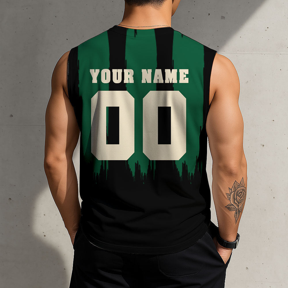 LIMITED EDITION - NEW CUSTOMIZED NHL30 AZC ARIZONA COYOTES TANK TOP & GYM SHIRT