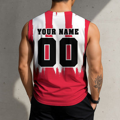 LIMITED EDITION - NEW CUSTOMIZED NHL06 NJD NEW JERSEY DEVILS TANK TOP & GYM SHIRT