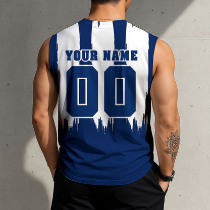 LIMITED EDITION - NEW CUSTOMIZED NHL23 TML TORONTO MAPLE LEAFS TANK TOP & GYM SHIRT