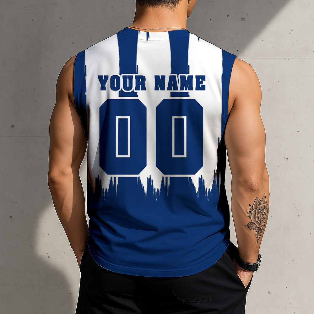 LIMITED EDITION - NEW CUSTOMIZED NHL12 TPL TAMPA BAY LIGHTNING TANK TOP & GYM SHIRT
