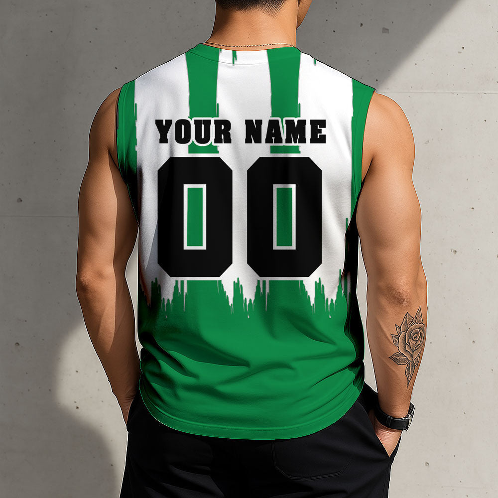 LIMITED EDITION - NEW CUSTOMIZED NHL15 DLS DALLAS STARS TANK TOP & GYM SHIRT