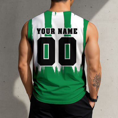 LIMITED EDITION - NEW CUSTOMIZED NHL15 DLS DALLAS STARS TANK TOP & GYM SHIRT