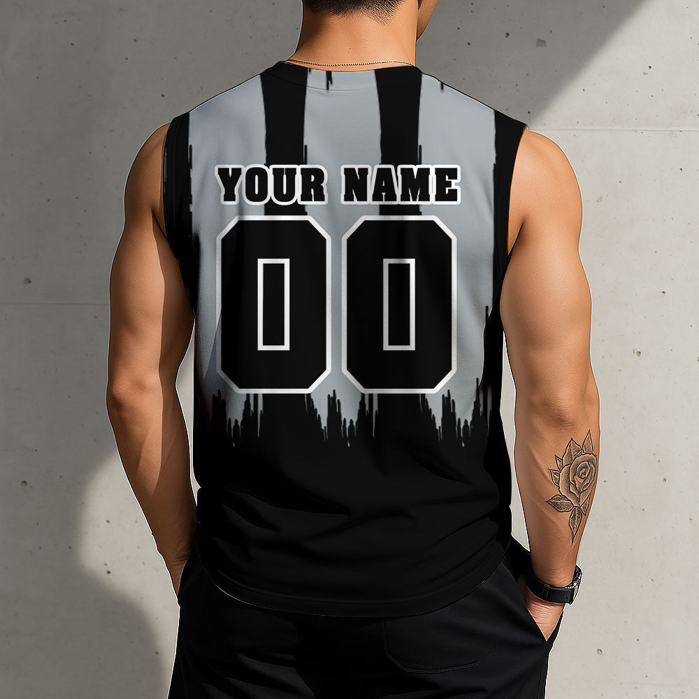 LIMITED EDITION - NEW CUSTOMIZED NHL16 LAK LOS ANGELES KINGS TANK TOP & GYM SHIRT