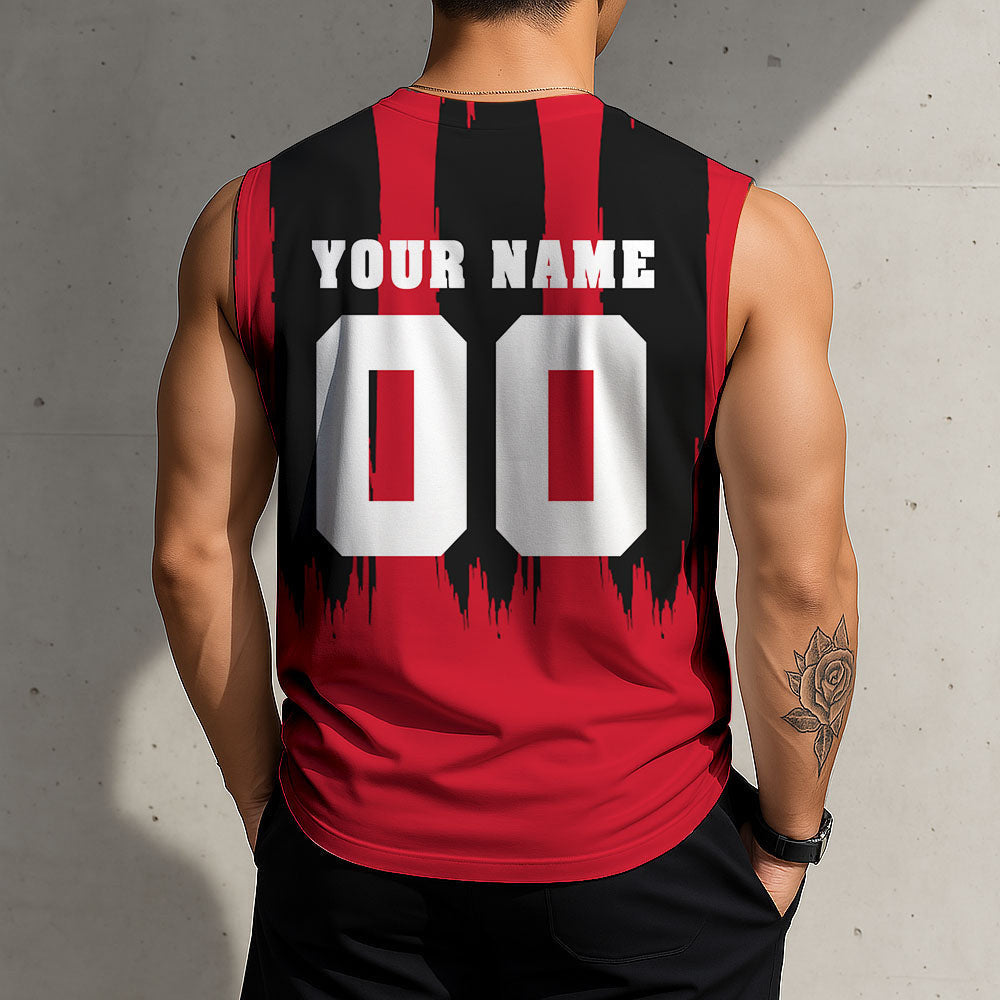 LIMITED EDITION - NEW CUSTOMIZED NHL07 CLH CAROLINA HURRICANES TANK TOP & GYM SHIRT