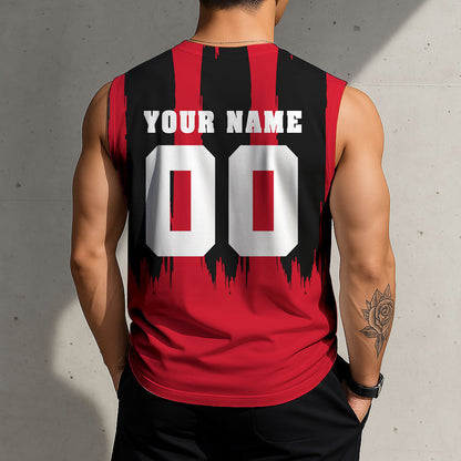 LIMITED EDITION - NEW CUSTOMIZED NHL07 CLH CAROLINA HURRICANES TANK TOP & GYM SHIRT