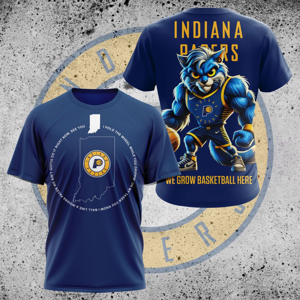 LIMITED EDITION - NEW CUSTOMIZED NBA06 IP INDIANA PACERS T-SHIRT