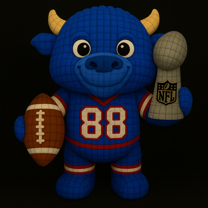 LIMITED EDITION - NEW PREMIUM NFL32 NYG NEW YORK GIANTS HANDMADE CROCHET