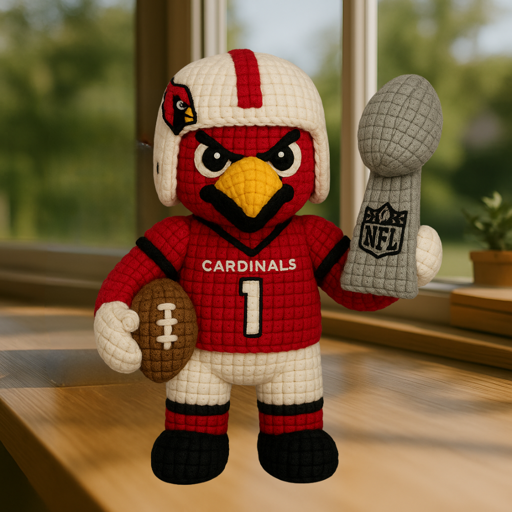 LIMITED EDITION - NEW PREMIUM NFL20 ARC ARIZONA CARDINALS HANDMADE  CROCHET